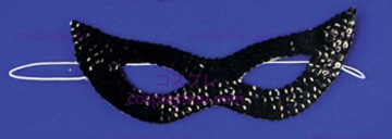 Cat Mask,Sequin,Black