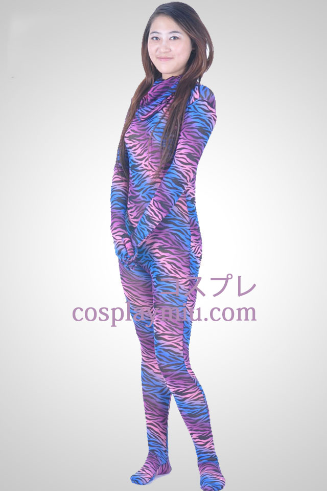 Multi-color Unisex Velvet Zentai Suit
