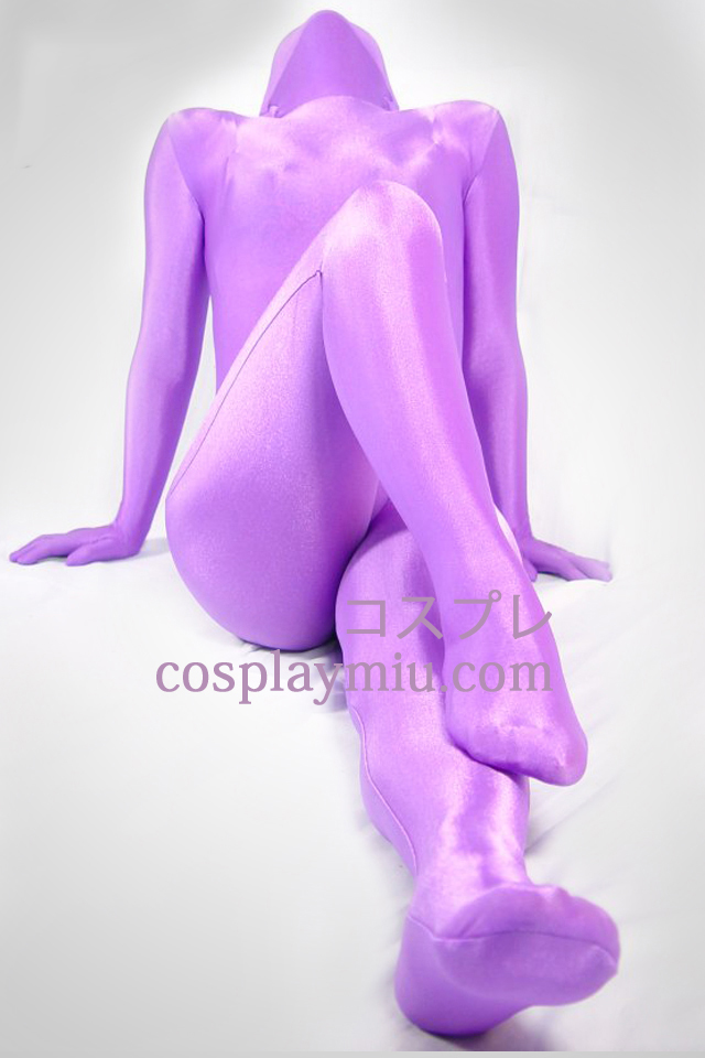 Light Purple Lycra Spandex Zentai Suit